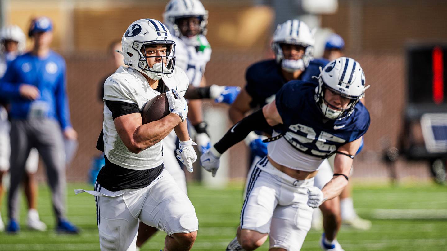 BYU Running Backs Shine on Day Six of BYU Football Spring Camp