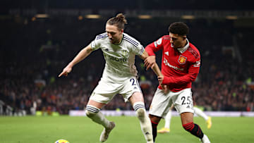 Jadon Sancho di pertandingan vs Leeds