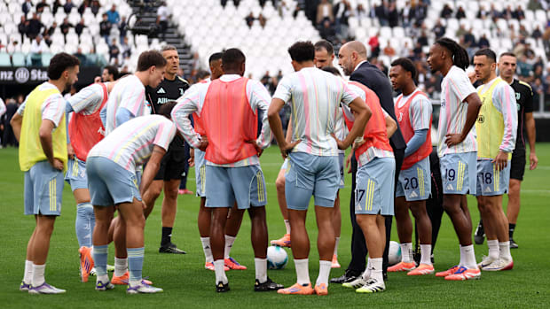 Juventus squad and Igor Tudor