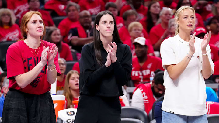 Fever star Caitlin Clark couldn't play in the WNBA playoffs even if she wanted to.