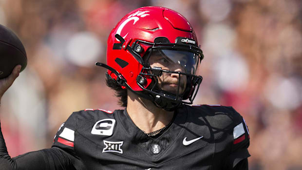 Baylor Bears quarterback Sawyer Robertson coach Dave Aranda Cincinnati Bearcats Brendan Sorsby Big 12 football