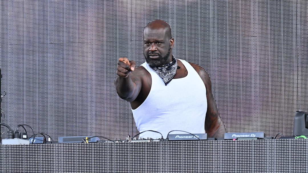Shaquille O'Neal, AKA DJ Diesel, 76ers news (Mandatory Credit: Jamie Sabau-Imagn Images)