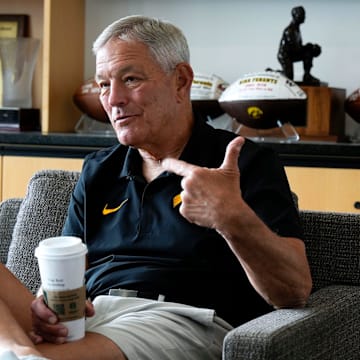 Iowa coach Kirk Ferentz will begin his 27th season leading the Hawkeyes this fall.