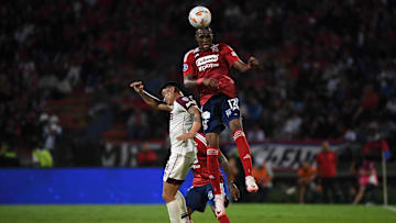 Jimer Fory in action for Independiente Medellín