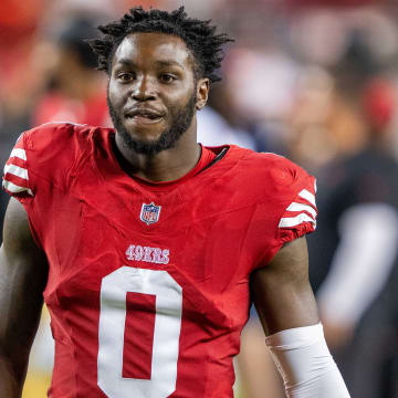 August 19, 2023; Santa Clara, California, USA; San Francisco 49ers cornerback Samuel Womack III (0) after the game against the Denver Broncos at Levi's Stadium. Mandatory Credit: Kyle Terada-USA TODAY Sports