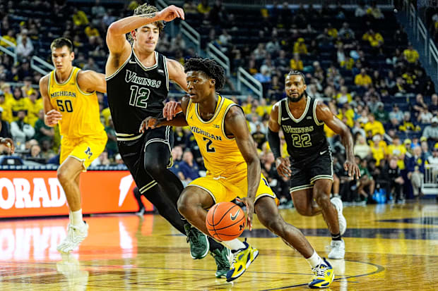 Michigan Wolverines men's basketball freshman guard L.J. Cason