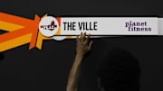 The Ville marks the win over Boston Vs Cancer Saturday at Freedom Hall