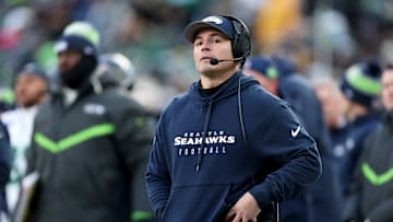 Mike Macdonald of the Seattle Seahawks