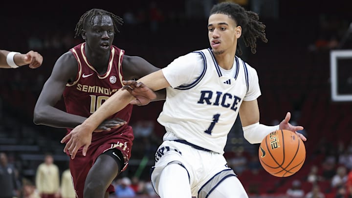 Rice Owls guard Kellen Amos.
