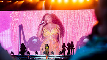 Rapper and musical star Megan Thee Stallion performs at Bonnaroo in Manchester, Tenn. 