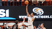 Gonzaga Bulldogs guard Nolan Hickman. 