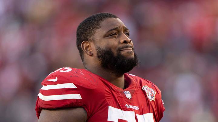 San Francisco 49ers guard Laken Tomlinson (75)