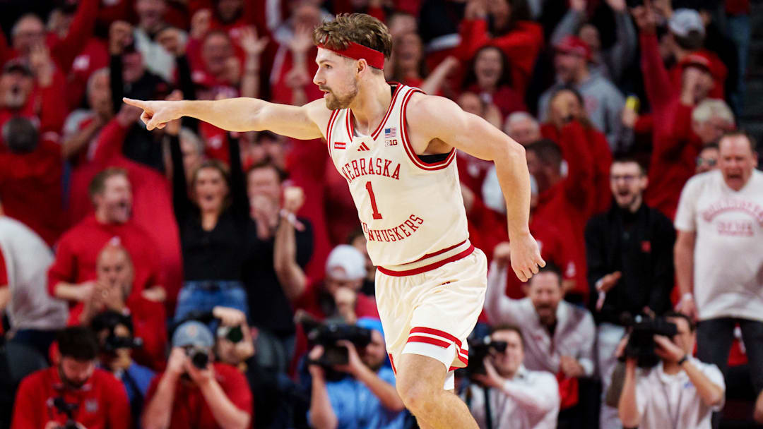 Nebraska Cornhuskers guard Sam Hoiberg. Nebraska Cornhuskers guard Sam Hoiberg.