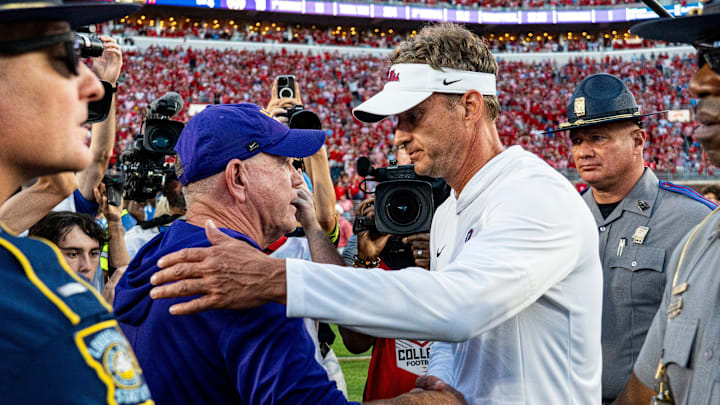 Lane Kiffin departed Ole Miss to take the LSU job Lane Kiffin departed Ole Miss to take the LSU job