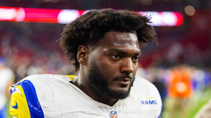Los Angeles Rams edge rusher Josaiah Stewart.