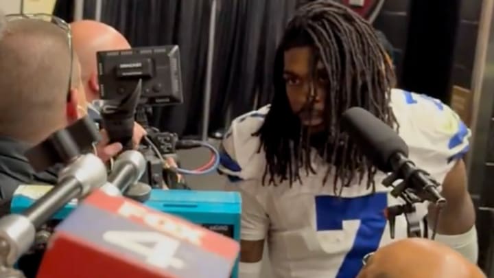 Trevon Diggs Confronts Reporter Who Questioned His Effort in Bizarre  Exchange