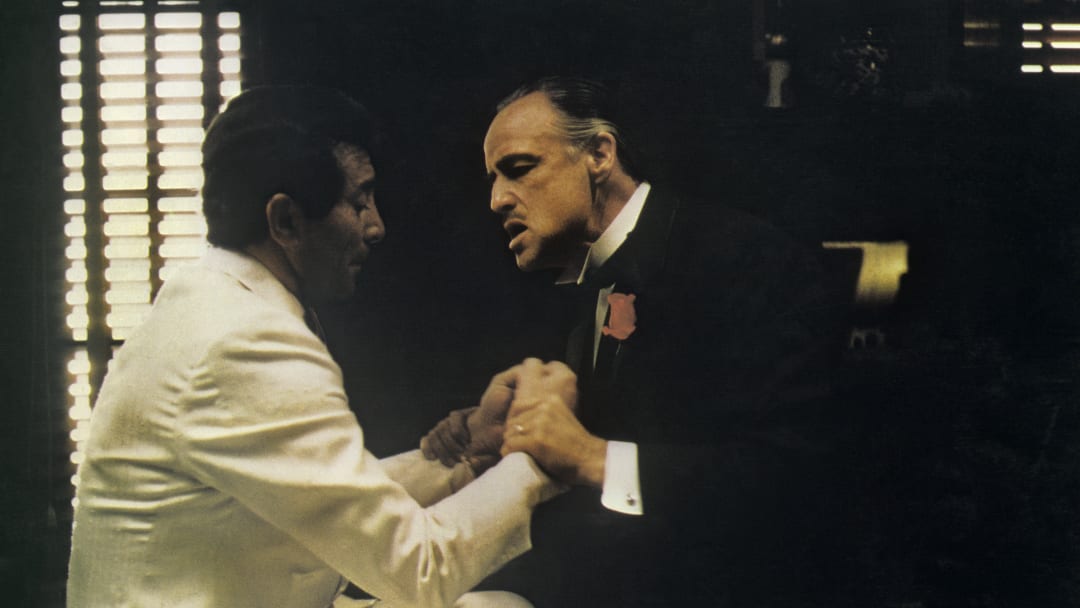 Marlon Brandon in 'The Godfather' (1972).