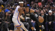 Mar 23, 2023; Los Angeles, California, USA; Los Angeles Clippers guard Russell Westbrook (0) drives