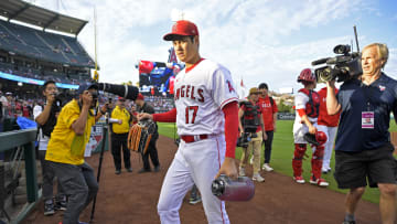 San Francisco Giants v Los Angeles Angels