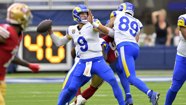 Los Angeles Rams quarterback Matthew Stafford (9)