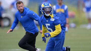 Los Angeles Rams Offseason Workout, Head Coach Sean McVay, Tutu Atwell