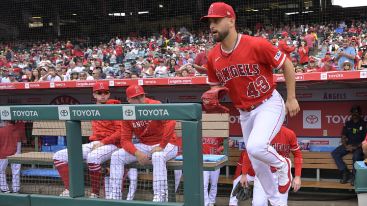 Miami Marlins v Los Angeles Angels