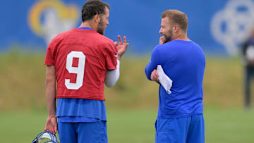Los Angeles Rams Offseason Workout Matthew Stafford, Sean McVay