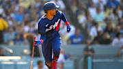 Betts conectó el jonrón ante los Gigantes