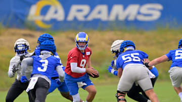 Los Angeles Rams Offseason Workout Matthew Stafford, Cam Akers