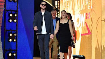 Houston Astros outfielder Kyle Tucker (30) of the Houston Astros during the Red Carpet Show at L.A. Live. in advance of the All-Star Game in 2022.