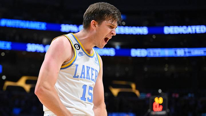 Los Angeles Lakers guard Austin Reaves.