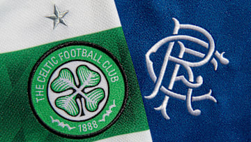 The Glasgow Celtic FC and the Glasgow Rangers FC Club Badges