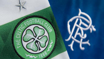 The Glasgow Celtic FC and the Glasgow Rangers FC Club Badges
