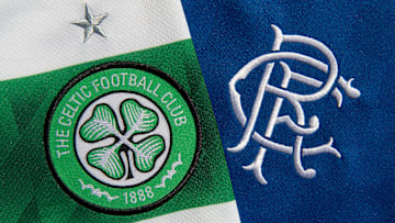 The Glasgow Celtic FC and the Glasgow Rangers FC Club Badges