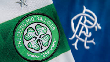 The Glasgow Celtic FC and the Glasgow Rangers FC Club Badges