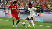 Salah and Vinicius Junior have met in a Champions League final