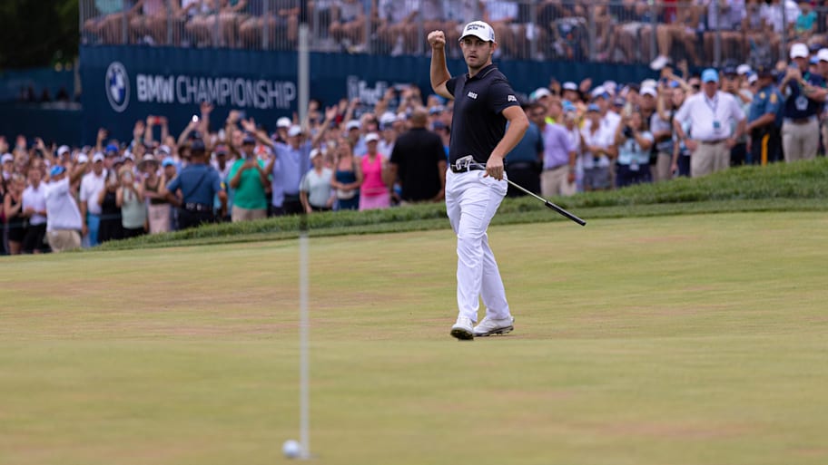 Patrick Cantlay won back-to-back BMW Championships in 2021 and '22 in dramatic fashion. | Bill Streicher-Imagn Images