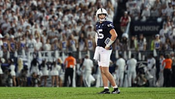 Penn State football quarterback Drew Allar