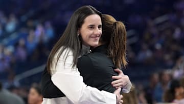 Caitlin Clark had a sweet gesture for fellow guard Aari McDonald during the Fever's loss to the Valkyries on Sunday night.