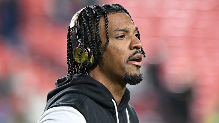 Washington Commanders quarterback Jayden Daniels