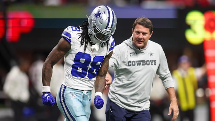 Cowboys wide receiver CeeDee Lamb was one of the wide receivers injured this week. Cowboys wide receiver CeeDee Lamb was one of the wide receivers injured this week.