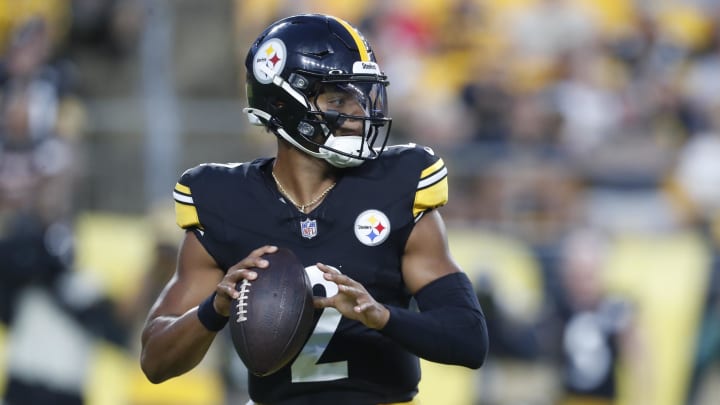 The Steelers will decide this week whether to start Fields or Wilson.