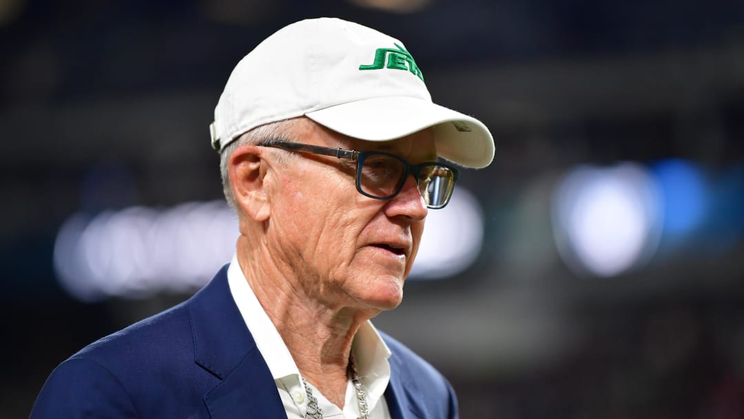 Nov 12, 2023; Paradise, Nevada, USA; New York Jets owner Woody Johnson in attendance at Allegiant Stadium. 
