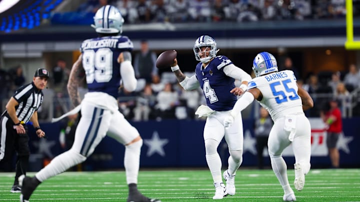 The Cowboys host the Lions in the late FOX window this week