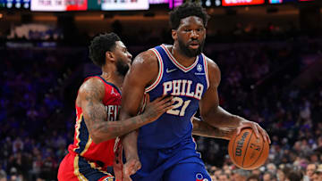 Joel Embiid fue el mejor anotador de los 76ers este martes 