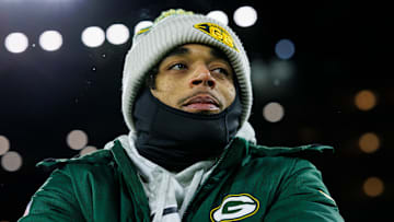Jaire Alexander with the Green Bay Packers