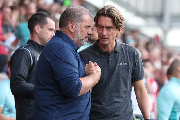 Ange Postecoglou, Thomas Frank