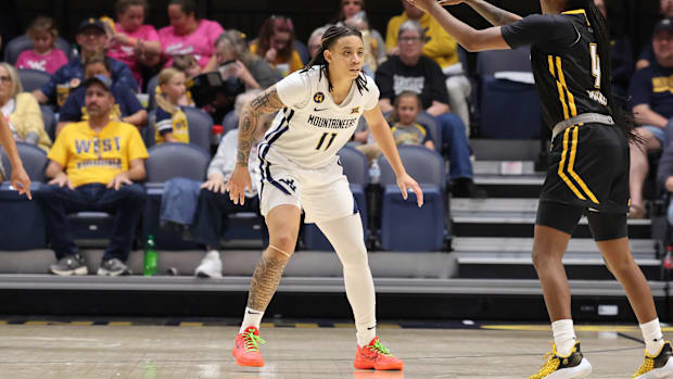 West Virginia University guard JJ Quinerly
