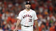 Justin Verlander no tuvo una buena salida en el primer partido ante Filis