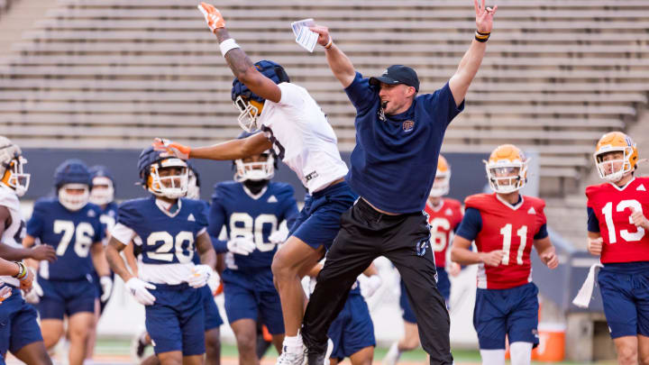 New head UTEP football coach Scotty Walden is excited to start their second spring practice on Wednesday, March 20, 2024, at the Sun Bowl Stadium in El Paso.